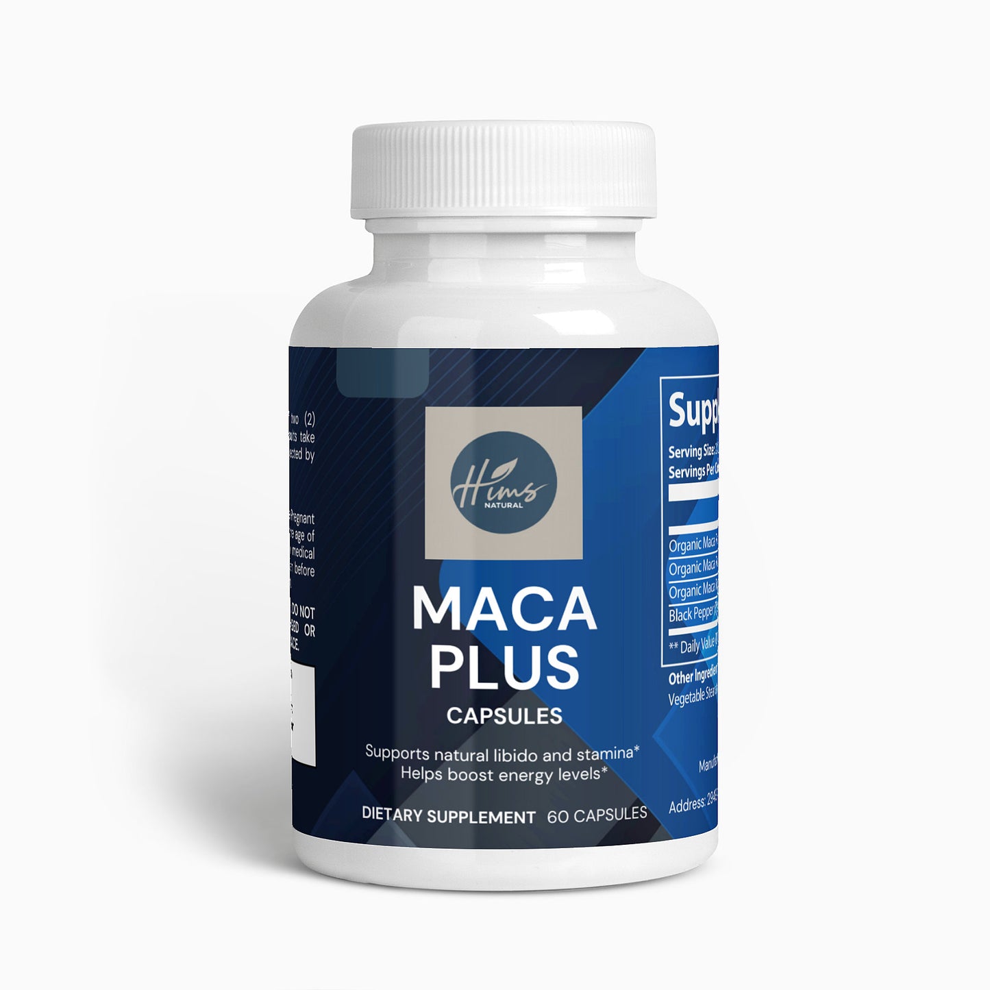 Maca Plus supplement – natural herbal supplements for men's sexual health and performance